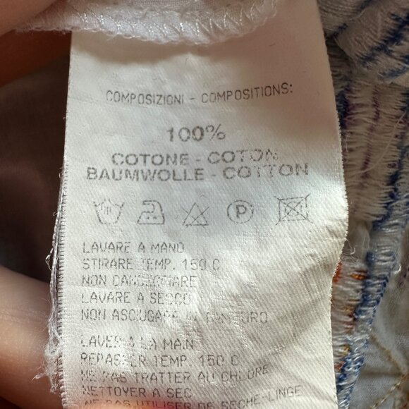 Roberto Cavalli Class Embroidered Tiered Midi Dress Womens Size 38 US 2 Boho Art - Picture 7 of 9